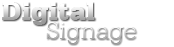 digital signage header